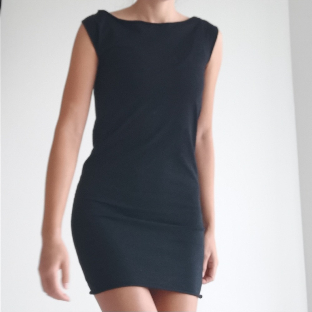 100% cotton American apparel tank t shirt dress small